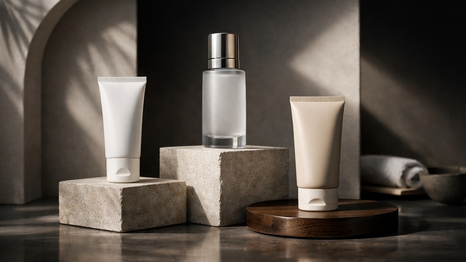 Mineral sunscreens representing zinc and titanium based sun protection